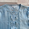 Brittany Top in Ramie, Frozen