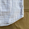 Short Sleeve Triple Gauze Shirt, White