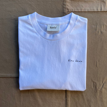 Slow Down T-Shirt, White