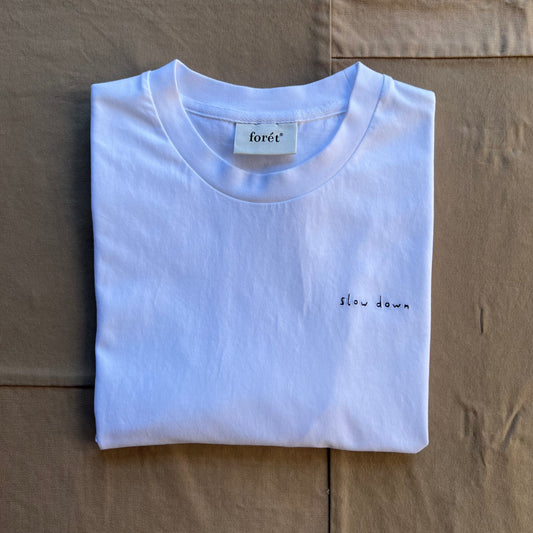 Slow Down T-Shirt, White