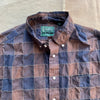 Gitman Vintage, Brown Checked Organic Cotton