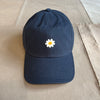 Floral Twill Cap, Navy