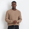 Benji Crewneck Sweater, Heather Camel