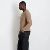 Benji Crewneck Sweater, Heather Camel