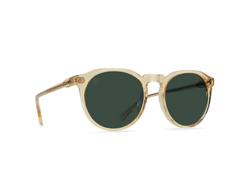 Remmy Sunglasses, Champagne Crystal/Green Polarized