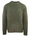 Donegal Crewneck Sweater, Olive