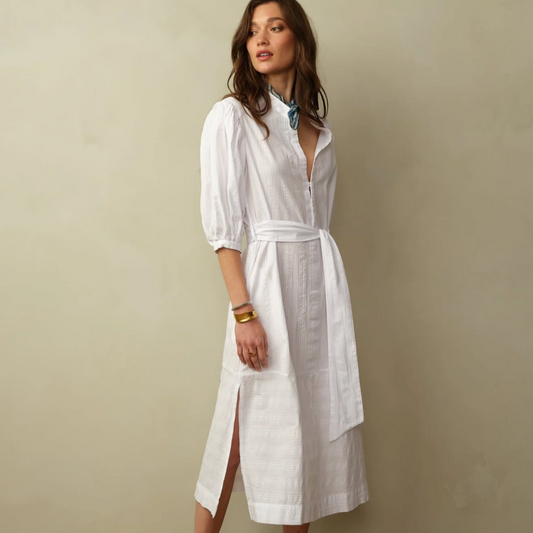 Women's Marrakech Linen Dress, Provence Stripe