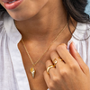 Marina Spiral Shell Pendant Necklace