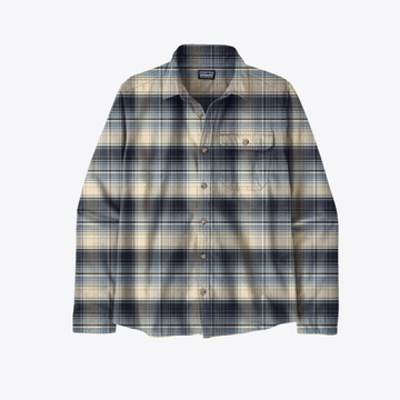 Men's LightweightFjord Flannel Shirt, Foggy: Virtually Blue