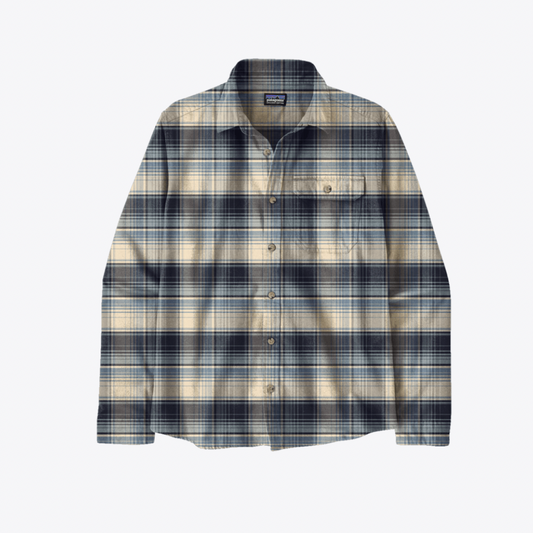 Men's LightweightFjord Flannel Shirt, Foggy: Virtually Blue