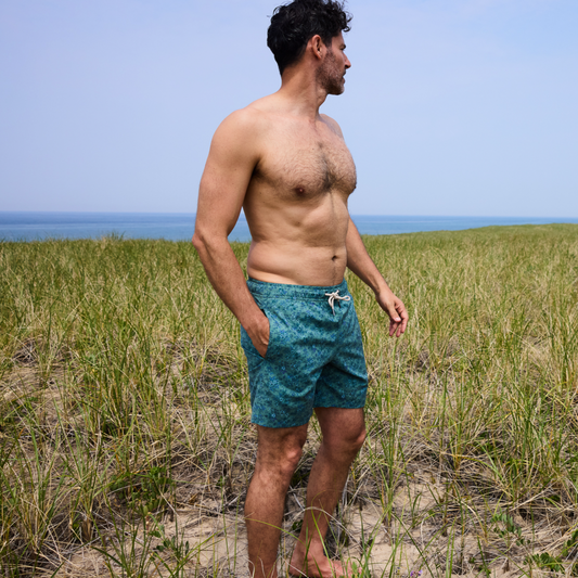 The Bayberry Trunk, Green Mini Floral