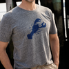 Lobster t-shirt, Grey