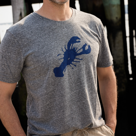 Lobster t-shirt, Grey
