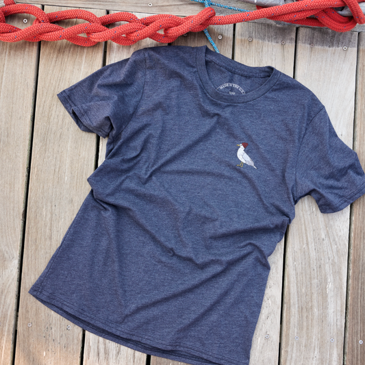 '25 Seagull T-Shirt, Indigo