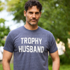Trophy Husband T-shirt, Navy