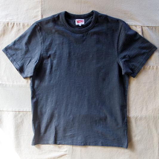 Short Sleeve Slub T-shirt, Black