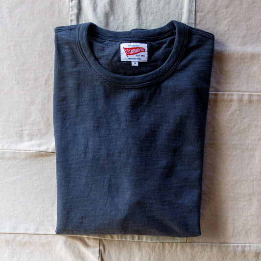 Short Sleeve Slub T-shirt, Black