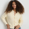 Nico Cable Knit Chunky Cardigan, Ivory