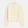 Nico Chunky Cable Knit Cardigan, Ivory