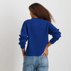 Amalie Pullover Sweater, Imperial Blue