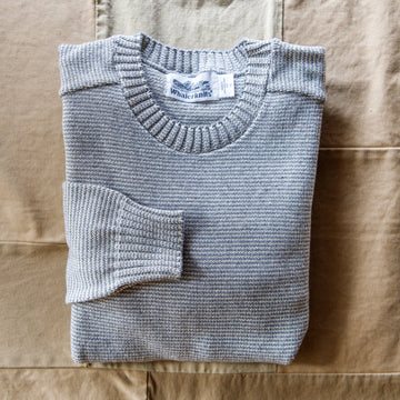 Rockport Striped Sweater, Natural/Cloud