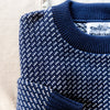 Sakonnet Birdseye Sweater, Navy/Natural