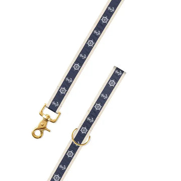 Nautical Anchor Motif Dog Leash