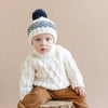 Kid's Fisherman Sweater, Cream