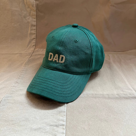 DAD Needlepoint Cap, Green