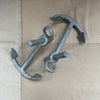 Pair of Vintage Painted Anchors
