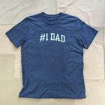 #1 Dad T-shirt, Indigo