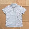 Short Sleeve Supima T-Shirt Polo, Beach Blue