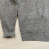 Jordan Sweater in Washed Cashmere, Heather Grey