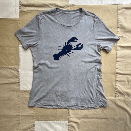 Women's Lobster T-Shirt, Grey