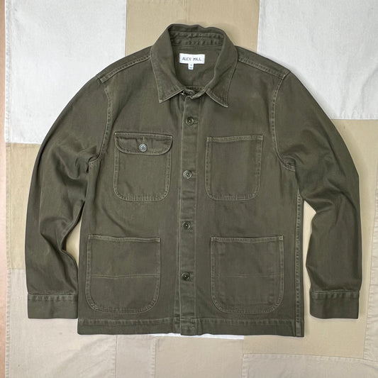 Garment Dyed Work Jacket, Military Olive