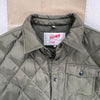 Down-filled Quilted Shirt Jacket, Forest