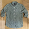 Gingham Cotton Long Sleeve Button Down, Park Green