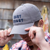 East Coast Needlepoint Hat, Dark Grey