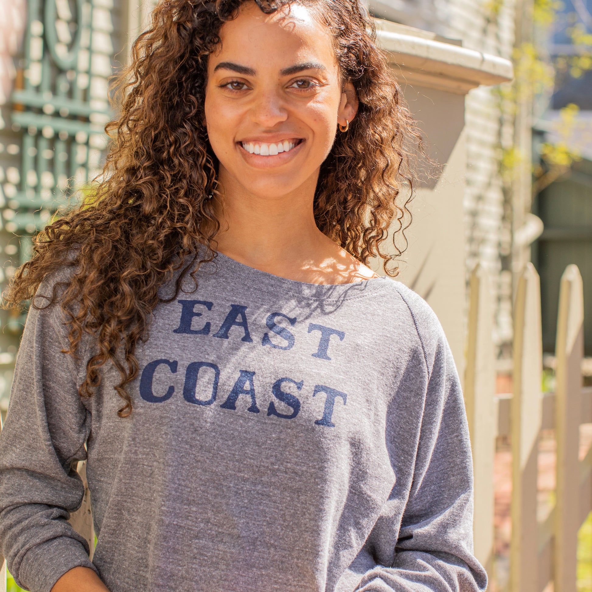 Women's East Coast Light Weight Sweatshirt, SAULT New England