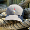Seagull Needlepoint Hat, Grey