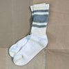 Retro Stripe Sock, Heather Gray