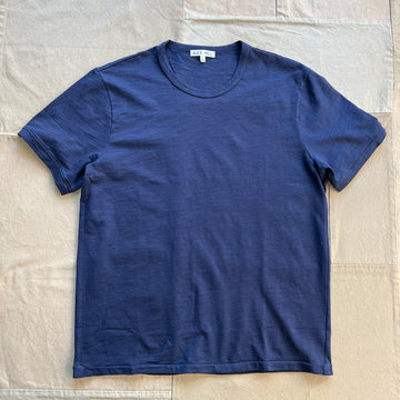 Standard Slub Cotton T-Shirt, Navy
