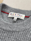 Jordan Sweater in Washed Cashmere, Heather Grey