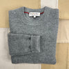 Jordan Sweater in Washed Cashmere, Heather Grey