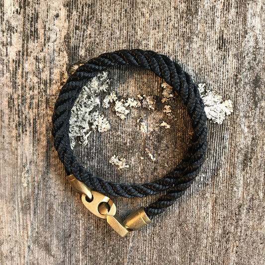 Journey Double Rope, Black/Brass