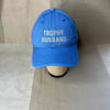 Trophy Husband Needlepoint Cap, Cobalt