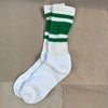 Retro Stripe Sock, Kelly Green