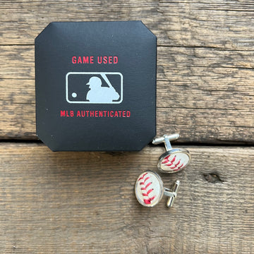 Red Sox Game Used Baseball Cuff Links