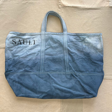 Hand Dyed Tote Bag, Storm Grey #5