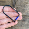 Wilson Keyring, Carbon Black Enameled